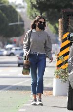JORDANA BREWSTER Out for a Baguette and Coffee at Kreation Organic in Santa Monica 01/19/2021