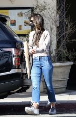 JORDANA BREWSTER Out for a Baguette and Coffee at Kreation Organic in Santa Monica 01/19/2021