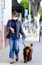 JORDANA BREWSTER Out for Coffee in Brentwood 01/13/2021