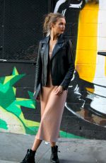 JOSEPHINE SKRIVER on the Set of Maybelline Commercial in Brooklyn 01/16/2021
