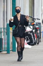 JULIA FOX Out and About in New York 01/19/2021