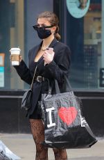 JULIA FOX Out and About in New York 01/19/2021