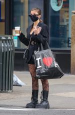 JULIA FOX Out and About in New York 01/19/2021