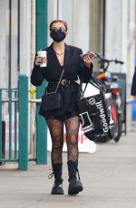 JULIA FOX Out and About in New York 01/19/2021