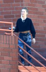 JULIANNE HOUGH Leaves a Gym in Los Angeles 01/18/2021