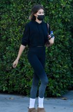 KAIA GERBER Leaves a Gym in Los Angeles 01/21/2021