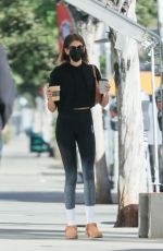 KAIA GERBER Leaves a Gym in Los Angeles 01/21/2021