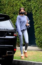 KAIA GERBER Leaves a Gym in West Hollywood 01/23/2021