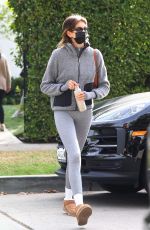 KAIA GERBER Leaves Pilates Class in Los Angeles 01/28/2021