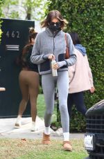 KAIA GERBER Leaves Pilates Class in Los Angeles 01/28/2021