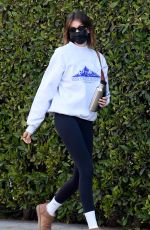 KAIA GERBER Out for Morning Workout in Los Angeles 01/26/2021