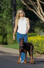 KATE HUDSON Out with Her Dog in Pacific Palisades 01/14/2021