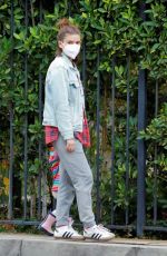 KATE MARA and Jamie Bell Out at Griffith Park in Los Feliz 12/30/2020