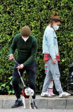 KATE MARA and Jamie Bell Out at Griffith Park in Los Feliz 12/30/2020