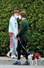 KATE MARA and Jamie Bell Out at Griffith Park in Los Feliz 12/30/2020