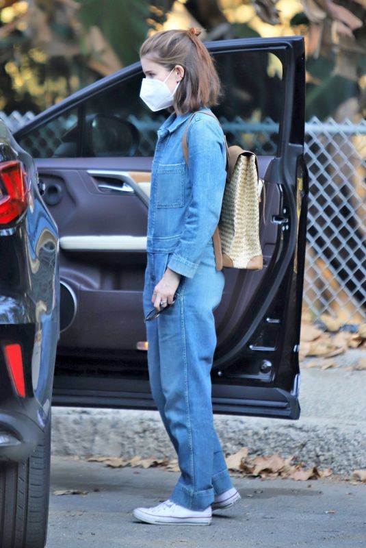 KATE MARA at Griffith Park in Los Feliz 01/20/2021