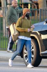 KATE MARA Out at a Park in Pasadena 01/26/2021