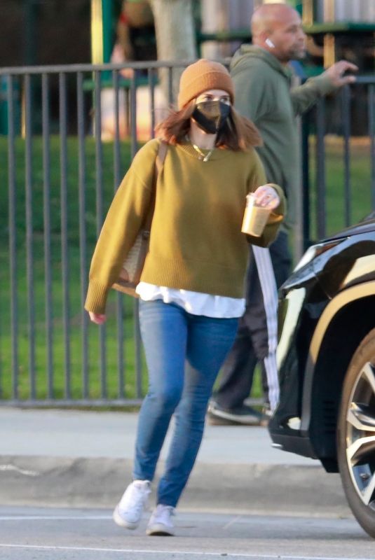 KATE MARA Out at a Park in Pasadena 01/26/2021
