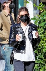 KATE MARA Out for Coffee in Los Feliz 01/25/2021