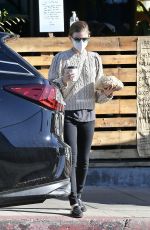 KATE MARA Out for Coffee in Los Feliz 12/31/2020