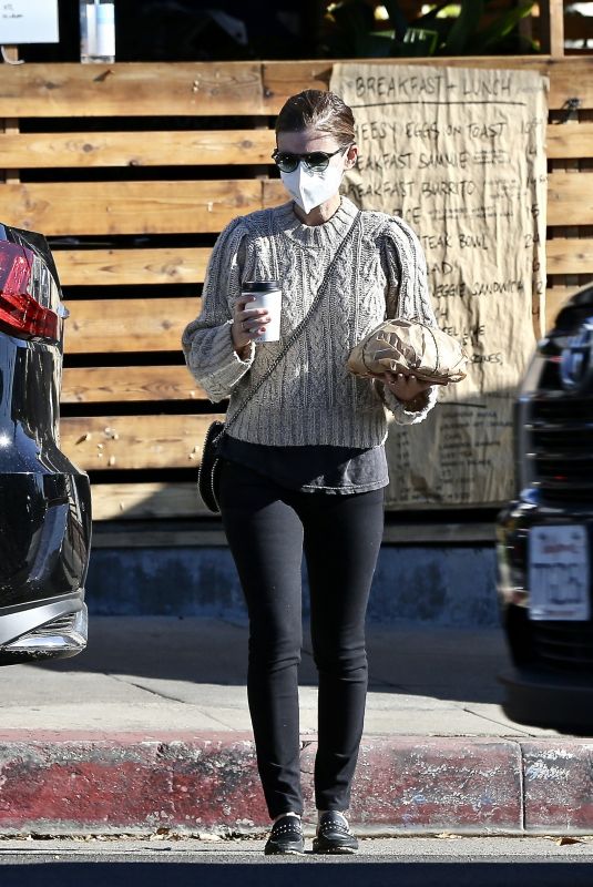 KATE MARA Out for Coffee in Los Feliz 12/31/2020