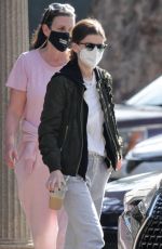 KATE MARA Out with Her Mom in Los Angeles 01/04/2021