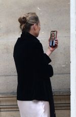 KATE MOSS Leaves Fendi Fashion Show in Paris 01/27/2021