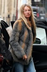KATE MOSS Leaves Ritz Hotel in Paris 01/17/2021