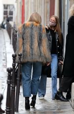 KATE MOSS Leaves Ritz Hotel in Paris 01/17/2021