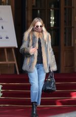 KATE MOSS Leaves Ritz Hotel in Paris 01/17/2021