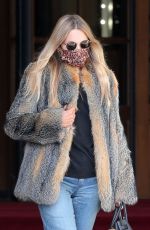 KATE MOSS Leaves Ritz Hotel in Paris 01/17/2021