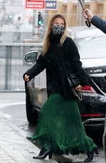 KATE MOSS Out Celebrates Her Birthday in Paris 01/16/2021