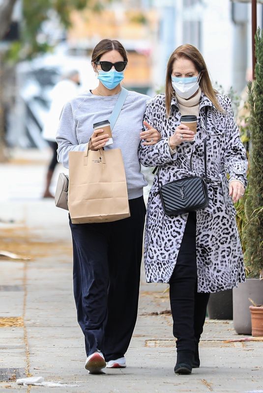 KATHARINE MCPHEE Out with Her Mother in Beverly Hills 01/23/2021