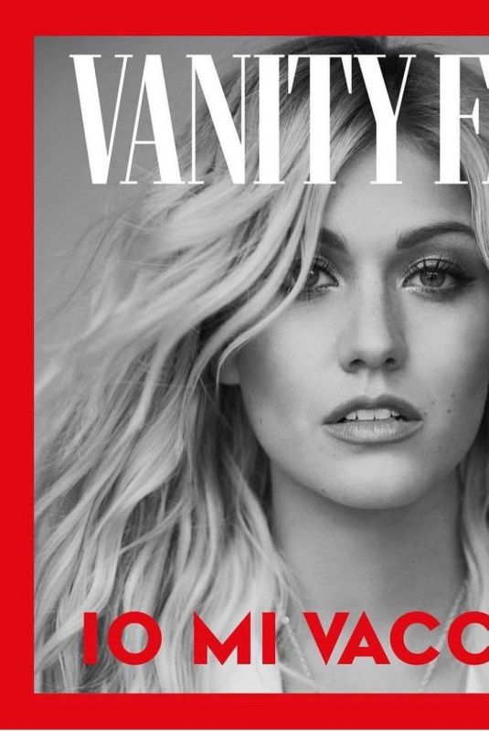 KATHERINE MCNAMARA for Io Mi Vaccino Campaign in Vanity Fair Italy, January 2021