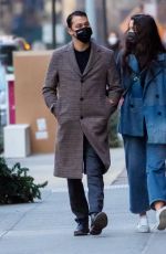 KATIE HOLMES and Emilio Vitolo Jr Out in New York 01/12/2021