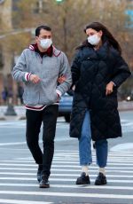 KATIE HOLMES and Emilio Vitolo Jr Out in New York 01/22/2021