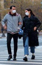 KATIE HOLMES and Emilio Vitolo Jr Out in New York 01/22/2021