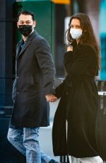 KATIE HOLMES and Emilio Vitolo Jr Out in New York 10/01/2021