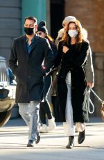 KATIE HOLMES and Emilio Vitolo Jr Out in New York 10/01/2021