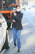 KATIE HOLMES in Denim Out in New York 01/06/2021