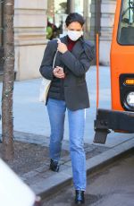 KATIE HOLMES in Denim Out in New York 01/06/2021