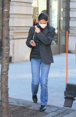 KATIE HOLMES in Denim Out in New York 01/06/2021