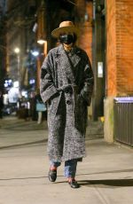 KATIE HOLMES Night Out in New York 01/15/2021