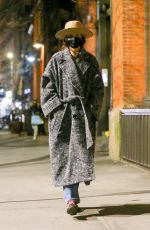 KATIE HOLMES Night Out in New York 01/15/2021