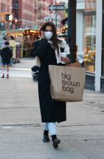 KATIE HOLMES Out and About in New York 01/18/2021