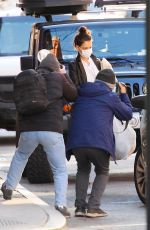 KATIE HOLMES Out in New York 01/07/2021