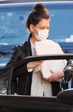 KATIE HOLMES Out in New York 01/07/2021