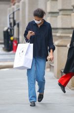 KATIE HOLMES Out Shopping at Santa Maria Novella in New York 01/08/2021