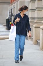 KATIE HOLMES Out Shopping at Santa Maria Novella in New York 01/08/2021