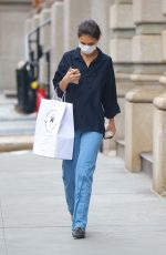 KATIE HOLMES Out Shopping at Santa Maria Novella in New York 01/08/2021